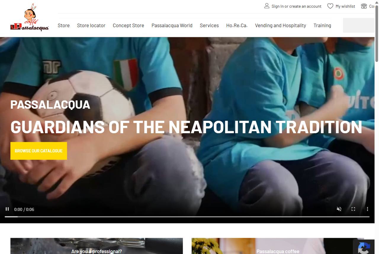 Passalacqua 공식 홈페이지 — Guardians of the Neapolitan Tradition